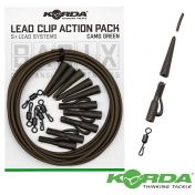 Комплект монтажи Korda Basix Lead Clip Action Pack