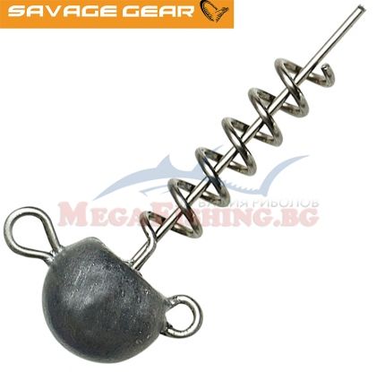 Глава за силикони Savage Gear Ball Corkscrew Heads 